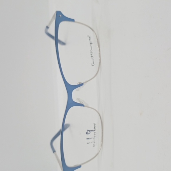 NWOT RX-ABLE ERNEST HEMINGWAY EYEGLASS FRAMES 4842 SATIN BLUE - Picture 2 of 4
